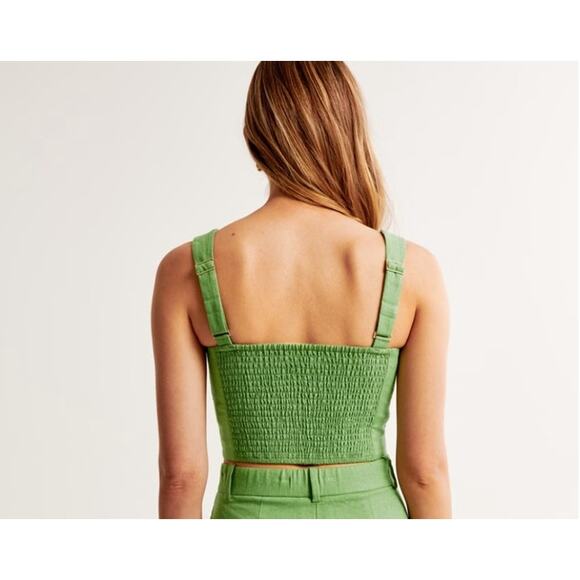 Abercrombie & Fitch Green Crop Top - Picture 12 of 12